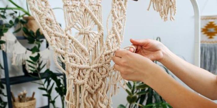 صناعة المكرمية ( فن العقد )